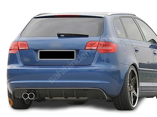 Audi A3 Uyumlu 45629 Difüzör (Soldan Çift)