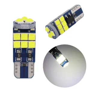 Dekoratif Led Ampul T10-18Smd 3030Canbus 12V Çift Beyaz/ Laam867 thumb 5