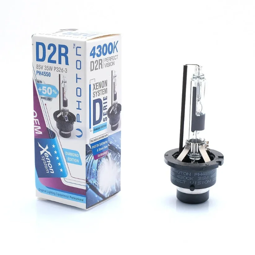 D2R 4300K Uyumlu 0,5 Fazla Işık Oem Ampul