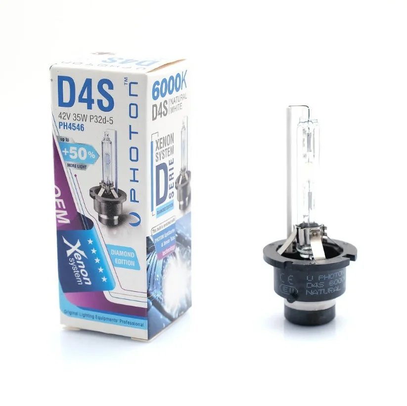 D4S 6000K Uyumlu 0,5 Fazla Işık Oem Ampul