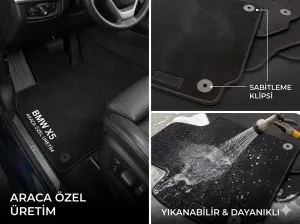 Alfa Romeo Uyumlu 156 1997-2007 Araca Uyumlu Halı Paspas thumb 2