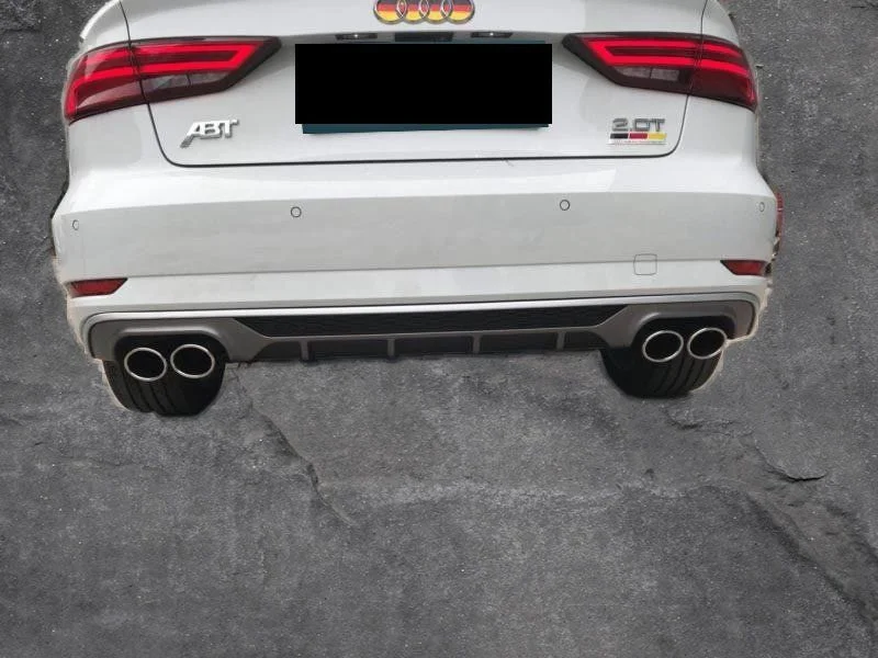 Audi A4 Uyumlu Arka Difüzör 2016 Model Ve Sonrası Plastik