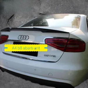 Audi A4 2008-2015 (B8) uyumlu Abarty Spoiler 2008-2016 Arası Boyalı modelleri Oto Aksesuar Shop'de. Kaliteli malzeme, hızlı kargo ve güvenli alışverişle hemen