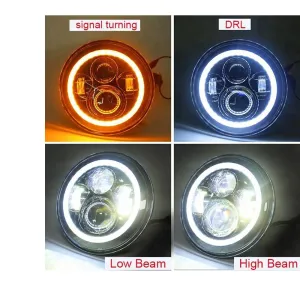 Offroad Sis Lambası 7İnch 60W Led 12-24V Adet 287 - Görsel 4