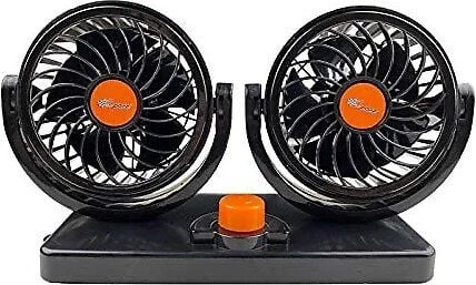 Space Çift Başlıklı 5 İnç Araç Fanı 12V / Hafa29