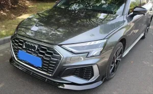 Audi A3 2020-Günümüz (8Y) uyumlu 2021+ Ön Lip (Parlak Siyah) modelleri Oto Aksesuar Shop'de. Kaliteli malzeme, hızlı kargo ve güvenli alışverişle hemen