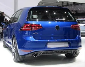 Volkswagen Golf Uyumlu 7 2013-2018 Gti Difüzör Piano Black thumb 2