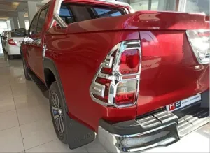 Toyota Hilux Uyumlu Revo 2016-2019 Stop Çerçeve Kaplama Krom - Görsel 2