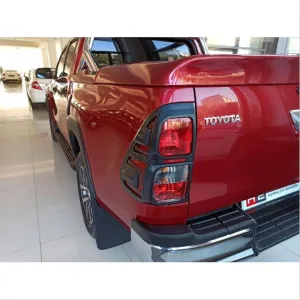 Toyota Hilux Uyumlu Revo 2016-2019 Stop Çerçevesi Kaplama Siyah thumb 2