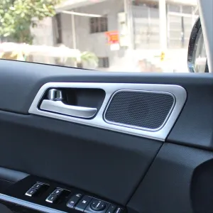 Kia Sportage Uyumlu 2016-2019 Kapı İç Kol Kaplama Silver thumb 2