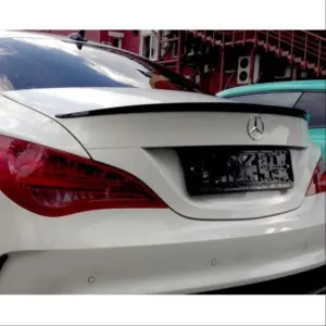 Mercedes W117 Uyumlu Cla 2013-2019 Spoiler Piano Black thumb 3