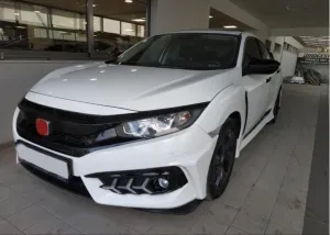 Honda Civic Uyumlu Fc5 2016-2020 Ön Panjur Type-R Makyajsız Kasa - Görsel 3