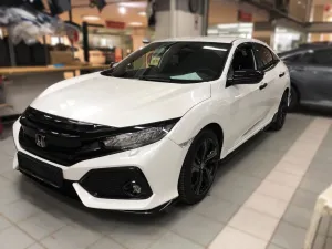 Honda Civic Uyumlu Fc5 2016-2021 Ayna Kapağı - Piano Black thumb 3