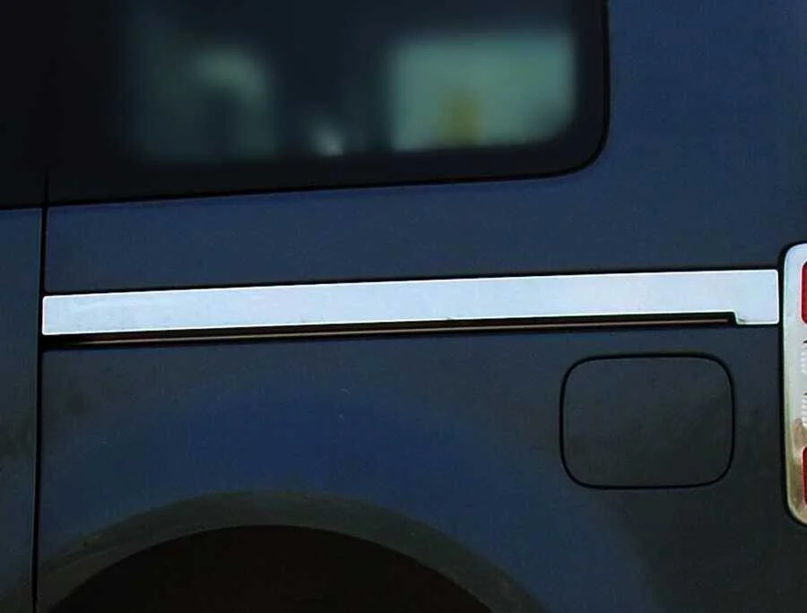 Volkswagen Caddy Uyumlu Krom Sürgülü Kapı Çıtası 2 Parça 2003-2015 Arası