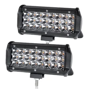 Sis Lambası 24 Led Çift Renk Sarı Beyaz 72W Takımlass281-1