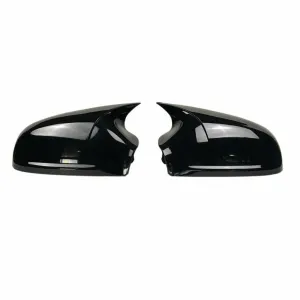 BMW 1 Serisi 2004-2011 (E87) Uyumlu Batman Yarasa Ayna Kapağı Piano Black ABS / (Satın almadan önce iletişime geçiniz)