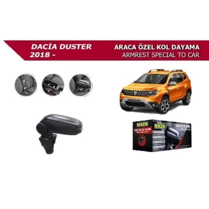 Dacia Duster HM 2018 Araca Özel Kol Dayama Siyah - Görsel 2