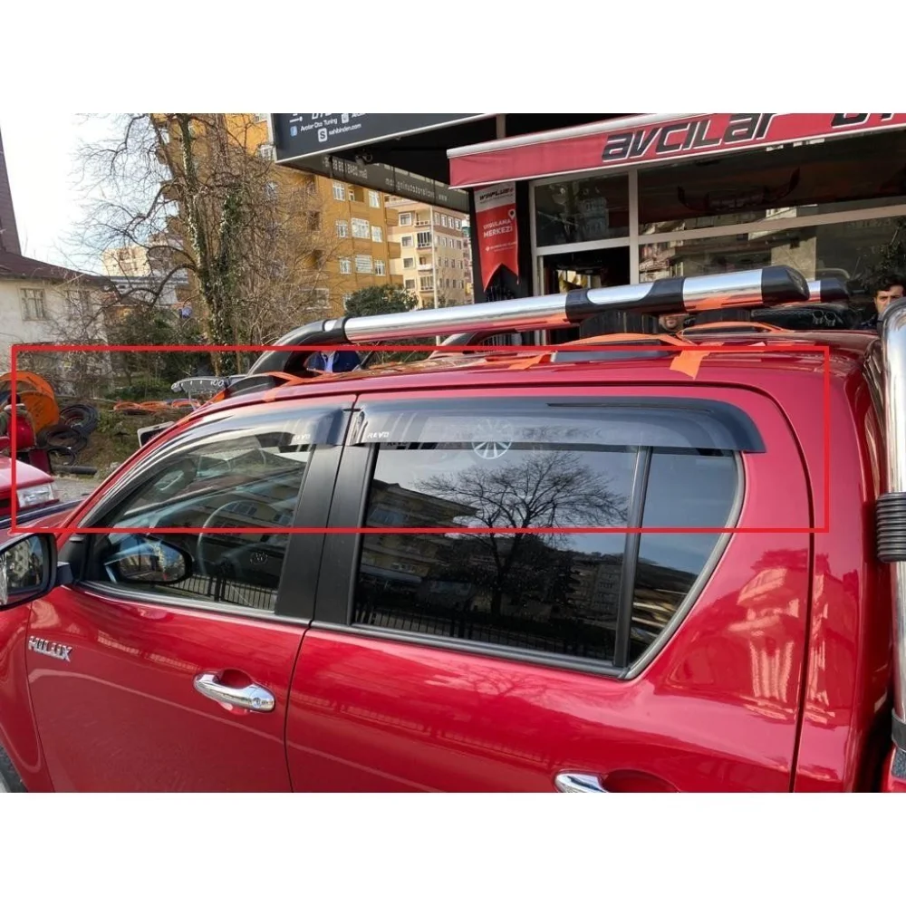 Toyota Revo Uyumlu Hilux Benekli Cam Rüzgarlık -2016 (Yazısız)