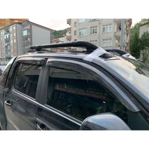 Amarok Uyumlu Benekli Cam Rüzgarlık 4 Lü Set (Yazısız)