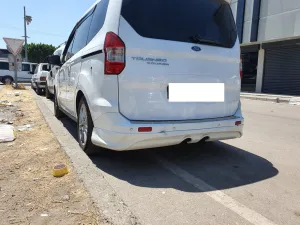 Ford Courier B460/B460 Fl 2014-2023 Uyumlu Rs Arka Karlık Arka Tampon Eki Boyalı
