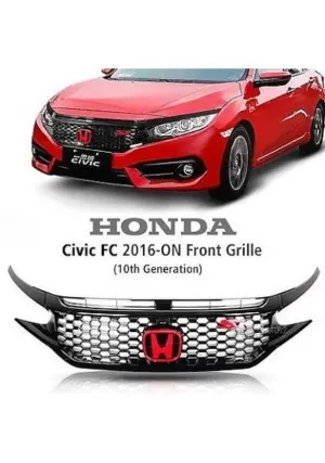 Honda Civic Uyumlu Fc5 Si Ön Panjur Takımı 2016-2021