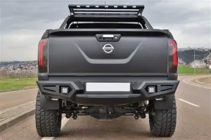 Nissan Navara Uyumlu 2010+ Arka Demir Tampon Aqm-M20