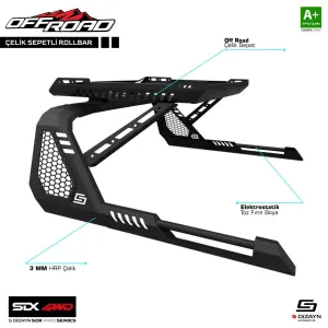 Drs Tuning Sdx 4Wd Off Road Ssangyong Musso Sepetli Çelik Roll Bar V1 2018 Üzeri