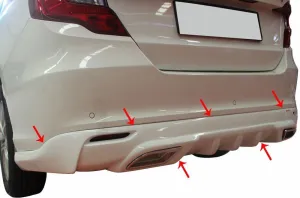 Fiat Egea Type 356 Uyumlu Sedan Arka Tampon Altı 2015 Ve Sonrası