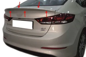 Hyundai Elantra 2015-2020 (AD) uyumlu 6 Spoiler Bagaj Gt Fiber 2016-2019 modelleri Oto Aksesuar Shop'de. Kaliteli malzeme, hızlı kargo ve güvenli alışverişle