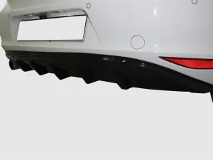 Drs Tuning Golf Uyumlu 7 Arka Orta Tampon (Difüzör) Fiber 2013 Ve Sonrası