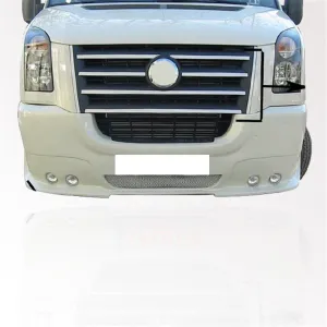 Volkswagen Crafter Uyumlu Ön Tampon Giydirme Sisli (Telli) Fiber 2006-2011