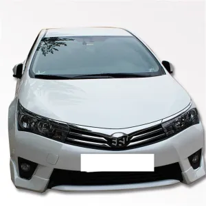 Toyota Corolla 11 Uyumlu E170 Ön Tampon Altı 2 Parça Fiber 2014-2016