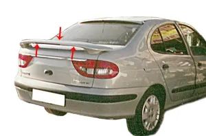 Renault Megane 1995-2002 (X64) uyumlu 1 Spoiler Bagaj Yüksek (Işıklı) Fiber 1995-2002 modelleri Oto Aksesuar Shop'de. Kaliteli malzeme, hızlı kargo ve güvenli