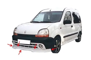 Renault Kangoo Uyumlu 1 Ön Tampon Altı Fiber 1998-2007