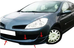 Renault Clio 2005-2012 (X85) uyumlu 3 Ön Tampon Altı Fiber 2005-2009 modelleri Oto Aksesuar Shop'de. Kaliteli malzeme, hızlı kargo ve güvenli alışverişle hemen