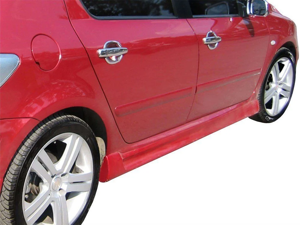 Drs Tuning Peugeot 307 Uyumlu Marşpiyel Telli 2 Parça Fiber 2001-2008