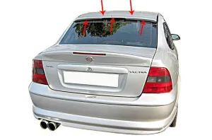 Opel Vectra Uyumlu B Spoiler Cam Üstü Fiber 1995-2002