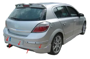 Opel Astra 2004-2009 (H) uyumlu H Hatchback Arka Tampon Altı Fiber 2004 Ve Sonrası modelleri Oto Aksesuar Shop'de. Kaliteli malzeme, hızlı kargo ve güvenli