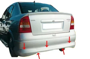 Opel Astra 1998-2004 (G) uyumlu G Sedan Arka Tampon Altı Fiber 1998-2009 modelleri Oto Aksesuar Shop'de. Kaliteli malzeme, hızlı kargo ve güvenli alışverişle