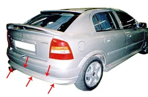Opel Astra 2004-2009 (H) uyumlu G Hatchback Arka Tampon Altı Fiber 1998-2009 modelleri Oto Aksesuar Shop'de. Kaliteli malzeme, hızlı kargo ve güvenli