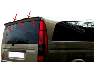 Mercedes-Benz Vito Uyumlu W639 Spoiler Bagaj Gt Fiber 2004-2014