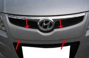 Hyundai İ30 Uyumlu Fd Ön Panjur Fiber 2007-2012