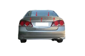 Kolaylı uyumlu Honda Civic 8 Spoiler Bagaj (Hybrıd) Fiber 2006-2011 modelleri Oto Aksesuar Shop'de. Kaliteli malzeme, hızlı kargo ve güvenli alışverişle hemen