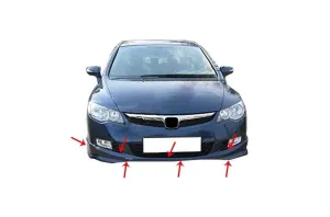 Kolaylı uyumlu Honda Civic 8 Ön Tampon Altı Fiber 2006-2008 modelleri Oto Aksesuar Shop'de. Kaliteli malzeme, hızlı kargo ve güvenli alışverişle hemen