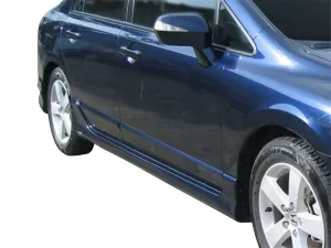 Kolaylı uyumlu Honda Civic 8 Marşpiyel 2 Parça Fiber 2006-2011 modelleri Oto Aksesuar Shop'de. Kaliteli malzeme, hızlı kargo ve güvenli alışverişle hemen