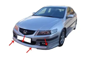 Kolaylı uyumlu Honda Accord 7 Ön Tampon Altı Fiber 2003-2007 modelleri Oto Aksesuar Shop'de. Kaliteli malzeme, hızlı kargo ve güvenli alışverişle hemen