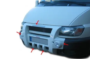 Ford Transit V184 Uyumlu 5 Ön Koruma (Sisli) Fiber 2003-2006