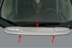 Fiat Fiorino Type 225 Uyumlu Kaput Spoiler Fiber 2008-2016