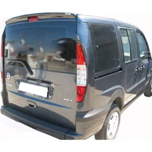 Fiat Doblo 223 Uyumlu 1 Arka Tampon Altı (Sensörlü) 2 Parça Fiber 2000-2010