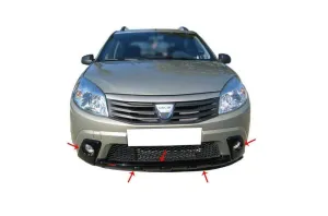 Dacia Sandero 2008-2012 (B90) uyumlu 1 Ön Tampon Altı (Sis Çerçeveli) 3 Parça Fiber 2007-2012 modelleri Oto Aksesuar Shop'de. Kaliteli malzeme, hızlı kargo ve
